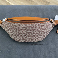 COACH CHARTER BELT BAG 7 IN MICRO SIGNATURE JACQUARD
