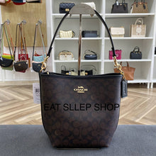 Load image into Gallery viewer, COACH CITY BUCKET BAG IN SIGNATURE CANVAS (COACH CT800) IM/WALNUT/BLACK
