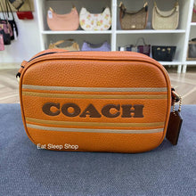 Load image into Gallery viewer, COACH MINI JAMIE CAMERA BAG with COACH STRIPE IN CANYON MULTI (CH308)
