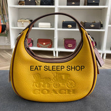 Load image into Gallery viewer, COACH CARMEN MINI CROSSBODY IN COLORBLOCK (COACH CT884) SILVER/YELLOW GOLD MULTI
