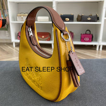 Load image into Gallery viewer, COACH CARMEN MINI CROSSBODY IN COLORBLOCK (COACH CT884) SILVER/YELLOW GOLD MULTI
