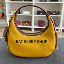 Load image into Gallery viewer, COACH CARMEN MINI CROSSBODY IN COLORBLOCK (COACH CT884) SILVER/YELLOW GOLD MULTI
