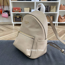 Load image into Gallery viewer, KATE SPADE LEILA MINI DOME BACKPACK IN LIGHT SAND
