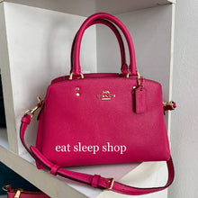 Load image into Gallery viewer, COACH MINI LILLIE CARRYALL 91146 IN IM/BOLD PINK
