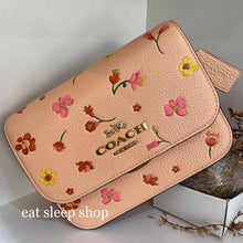 Load image into Gallery viewer, COACH MINI BRYNN CROSSBODY C8692 WITH MYSTICAL FLORAL PRINT IN GOLD/FADED BLUSH MULTI

