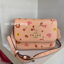 Load image into Gallery viewer, COACH MINI BRYNN CROSSBODY C8692 WITH MYSTICAL FLORAL PRINT IN GOLD/FADED BLUSH MULTI
