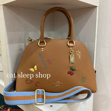 Load image into Gallery viewer, COACH KATY SATCHEL WITH DIARY EMBROIDERY C8281 IN IM/PENNY MULTI
