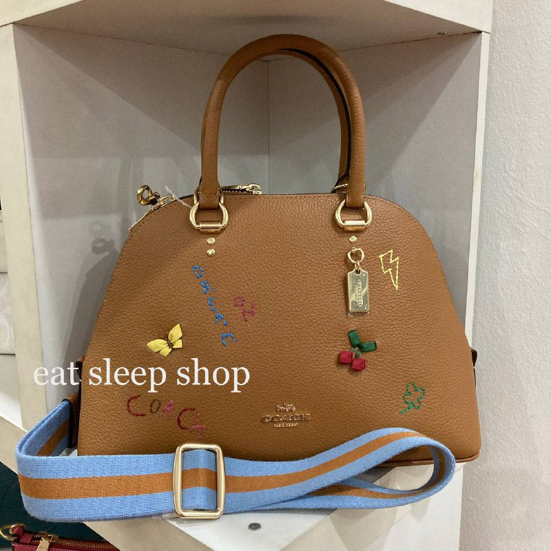 Coach deals 2553 Katy Satchel In Signature Canvas IM/CHALK