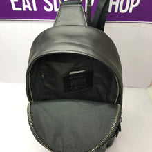 Load image into Gallery viewer, COACH WEST PACK IN SIGNATURE CANVAS WITH VARSITY STRIPE 2999 IN QB/CHARCOAL/DENIM/CHALK (6165950169275)
