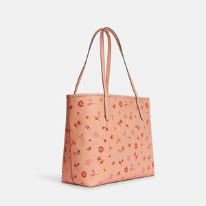 COACH CITY TOTE WITH MYSTICAL FLORAL PRINT C8743 IN FADED BLUSH MULTI