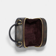 Load image into Gallery viewer, COACH EVA SIGNATURE PHONE CROSSBODY CC872 IN BROWN/BLACK
