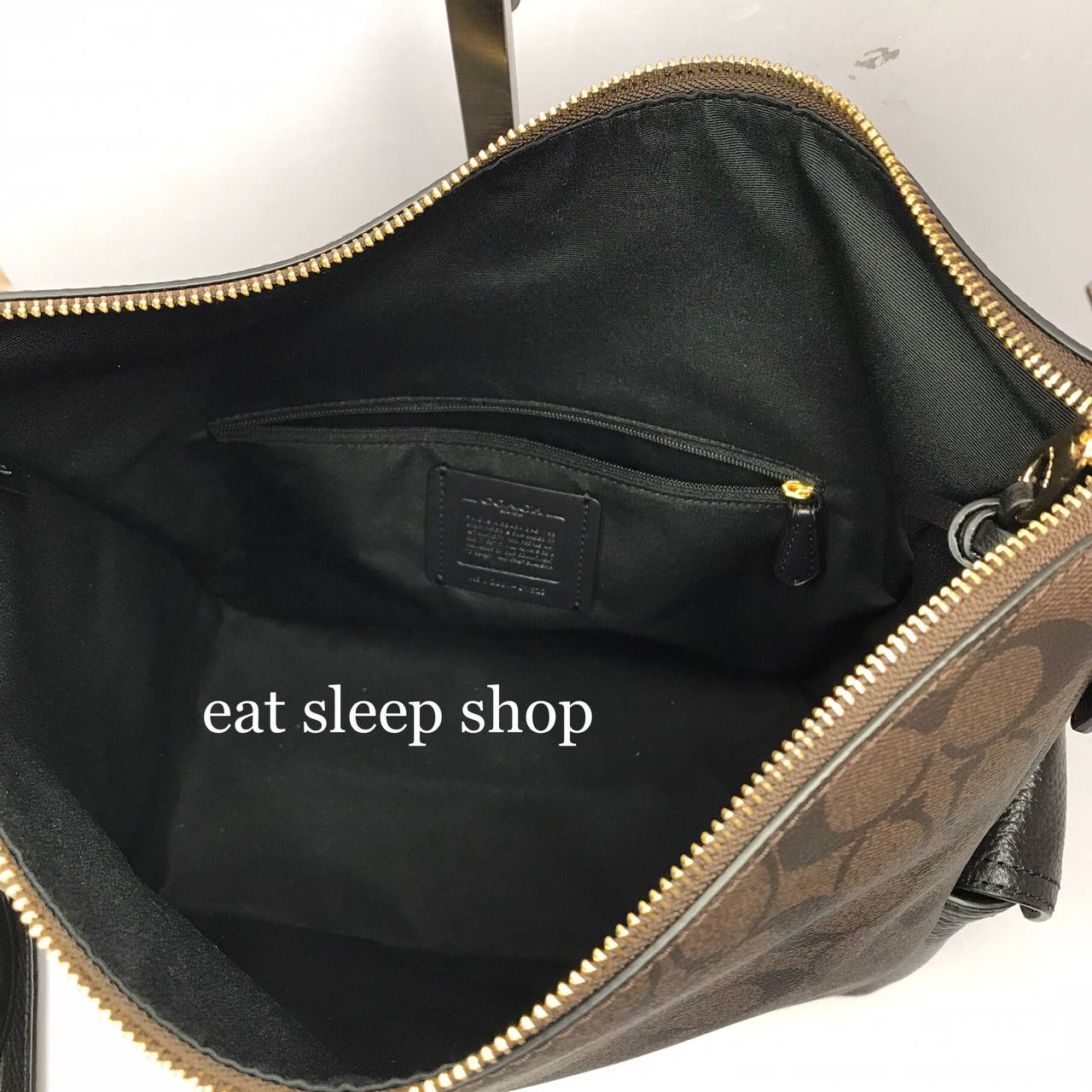 COACH PENNIE SHOULDER BAG IN SIGNATURE CANVAS C1523 IN IM/BROWN BLACK –  eatsleepshop