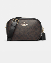 Load image into Gallery viewer, COACH JAMIE CAMERA BAG SIGNATURE CA547 IN BROWN BLACK
