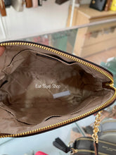Load image into Gallery viewer, MICHAEL KORS MEDIUM DOME XCROSS CROSSBODY LEATHER IN LUGGAGE
