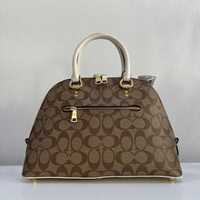 Load image into Gallery viewer, COACH KATY SATCHEL C8499 IN SIGNATURE KHAKI MULTI
