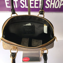 Load image into Gallery viewer, COACH KATY SATCHEL 2558 IN SIGNATURE BROWN BLACK (5810753372313)
