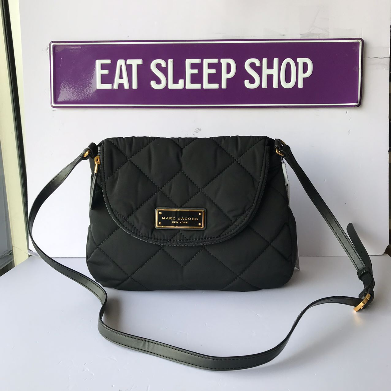 Marc jacobs quilted nylon messenger Clearance
