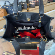 Load image into Gallery viewer, COACH DEMPSEY TOTE 22 WITH TIGER PRINT C6988 IN IM/HONEY/BLACK MULTI
