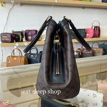 Load image into Gallery viewer, COACH KRISTY SHOULDER BLOCKED SIGNATURE C6831 IN KHAKI BROWN MULTI
