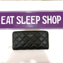 Load image into Gallery viewer, KATE SPADE NATALIA LARGE CONTINENTAL WALLET IN BLACK (6138144817339)
