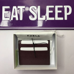 FURLA CLASSIC COLORBLOCK CARD CASE P PCD8 IN BORDEAUX (6966913466555)