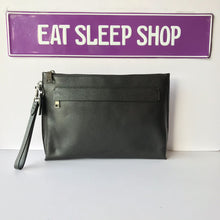 Load image into Gallery viewer, COACH CARRYALL POUCH PEBBLE LEATHER F28614 IN BLACK (5645018071193)
