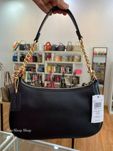 Load image into Gallery viewer, COACH TERI SHOULDER CROSSBODY LEATHER CA209 IN BLACK
