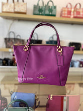 Load image into Gallery viewer, COACH KACEY SATCHEL LEATHER C6229 IN DARK MAGENTA
