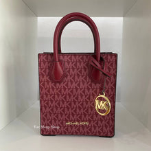 Load image into Gallery viewer, MICHAEL KORS MERCER XS CROSSBODY SIGNATURE IN MULBERRY MULTI
