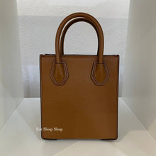 Load image into Gallery viewer, MICHAEL KORS MERCER XS CROSSBODY LEATHER IN LUGGAGE

