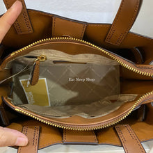 Load image into Gallery viewer, MICHAEL KORS EMILIA SMALL SATCHEL SIGNATURE IN BROWN
