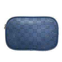 Load image into Gallery viewer, MARC JACOBS LEATHER FLASH CROSSBODY IN BLUE SEA MULTI
