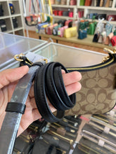 Load image into Gallery viewer, COACH TERI SHOULDER SIGNATURE CA548 IN KHAKI BLACK
